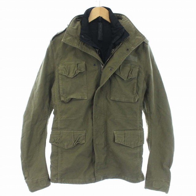 【中古】ダブルジェイケイ M-66 field jacket ミリタリー ジャケット フィールドジャケット M カーキ メンズ