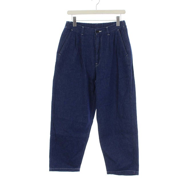 【中古】ダントン DANTON 22SS COTTON TWILL EASY PANTS デニムパンツ ジーンズ ワークパンツ 38 M インディゴ