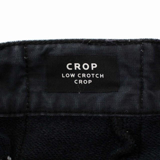 【中古】デンハム DENHAM クロップロークロッチ CROP LOW CROTCH チノパンツ ボタンフライ テーパード 切り替えの通販は