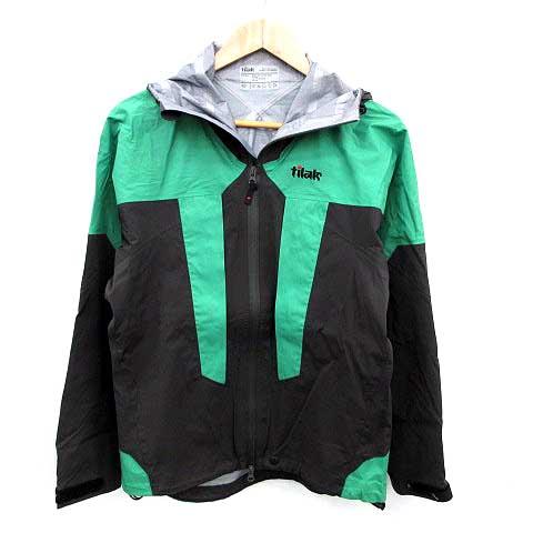 ティラック Tilak ジャケット マウンテンパーカー Gore Tex ナイロン Krb 緑 Ym 週末限定タイムセール メンズ 黒 Xs