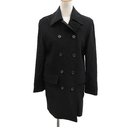中古 プラダ Prada ピーコート Pコート ロング S 黒 ブラック Og45 レディースの通販はau Wowma ワウマ ブランド古着のベクトル 商品ロットナンバー