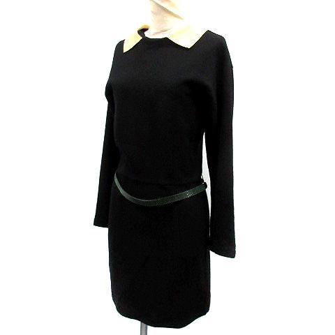 中古 トーガ Toga Pulla ワンピース フレア ミニ バイカラー ウール 長袖 1 黒 ブラック Sr21 レディースの通販はau Wowma ワウマ ブランド古着のベクトル 商品ロットナンバー