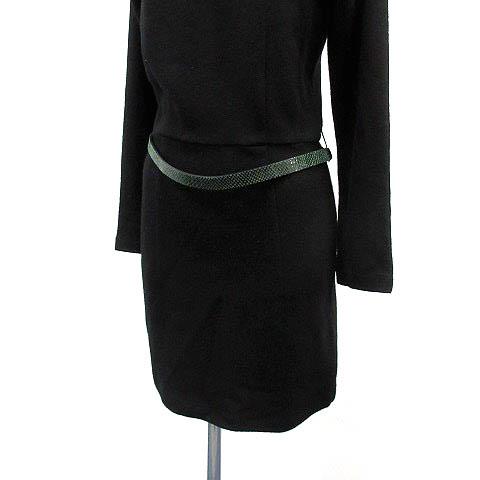 中古 トーガ Toga Pulla ワンピース フレア ミニ バイカラー ウール 長袖 1 黒 ブラック Sr21 レディースの通販はau Wowma ワウマ ブランド古着のベクトル 商品ロットナンバー