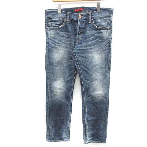 中古 レッドカード Red Card パンツ デニム ジーンズ スリム W34 青 ブルー Nt29 メンズの通販はau Wowma ワウマ ブランド古着のベクトル 商品ロットナンバー