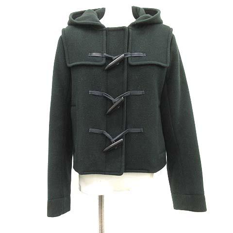 中古 フレイアイディー Fray I D ダッフルコート ショート フード ウール 0 緑 グリーン Mf36 レディースの通販はau Wowma ワウマ ブランド古着のベクトル 商品ロットナンバー