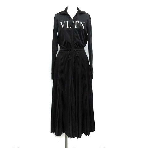 取寄品 ヴァレンティノ ヴァレンチノ 19aw テクニカルファブリックドレス ワンピース 長袖 ロング Vltn ロゴ Xs 黒 即納 全国送料無料 Sylvaniatownshippolice Com
