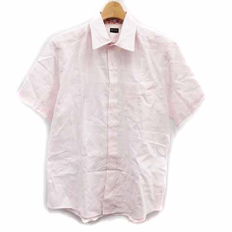 割引クーポン対象品 ポールスミス Paul Smith ボタンダウンシャツ 花柄 半袖 L ピンク Hz19 メンズ 最高の Www Endocenter Com Ua