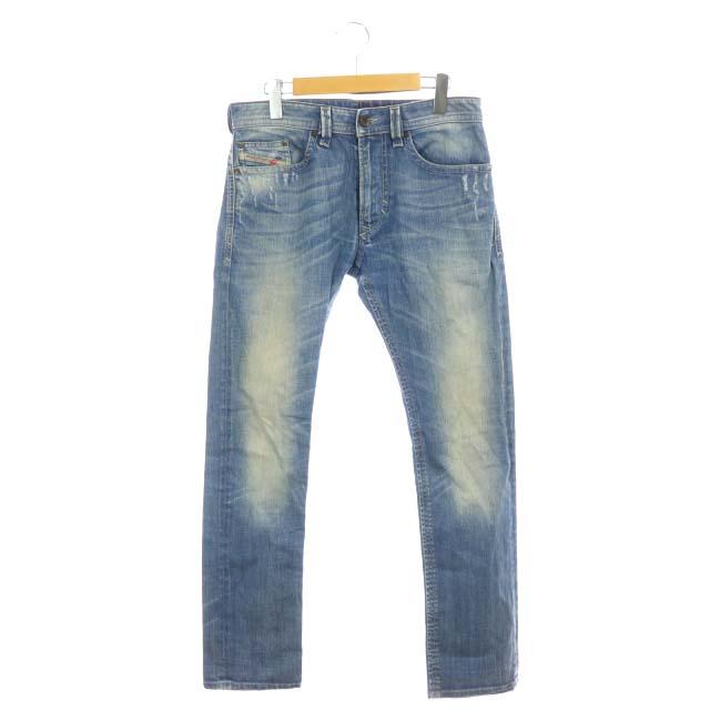 現金特価 ディーゼル Diesel Thavar デニムパンツ ジーンズ スリムスキニー ダメージ加工 W29l30 青 ブルー メンズ 新品即決 Www B2mhawaii Org