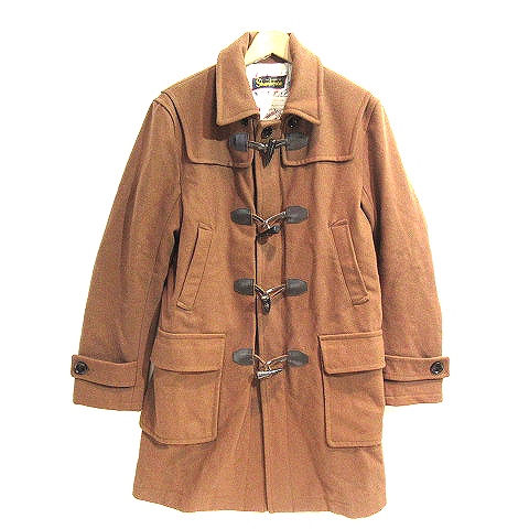 中古 シャンハウス Shanhouse ダッフルコート ウール メルトン ロング