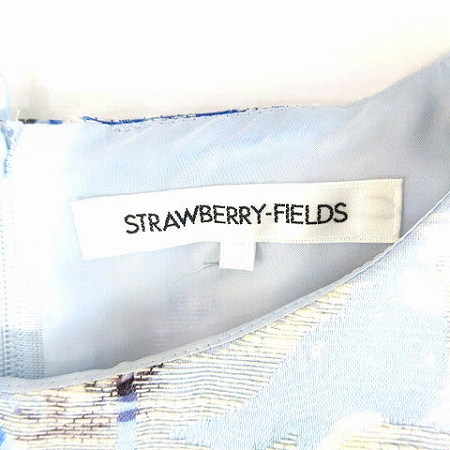 中古 ストロベリーフィールズ Strawberry Fields ワンピース ドレス コクーン 半袖 総柄 花柄 水色 レディースの通販はau Pay マーケット ブランド古着のベクトル 商品ロットナンバー