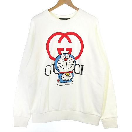 送料無料 未使用品 グッチ ドラえもん 21ss 今季 店舗限定 タグ付き トレーナー スウェット シャツ 長袖 赤ロゴ 72時間限定タイムセール Kweli Shop