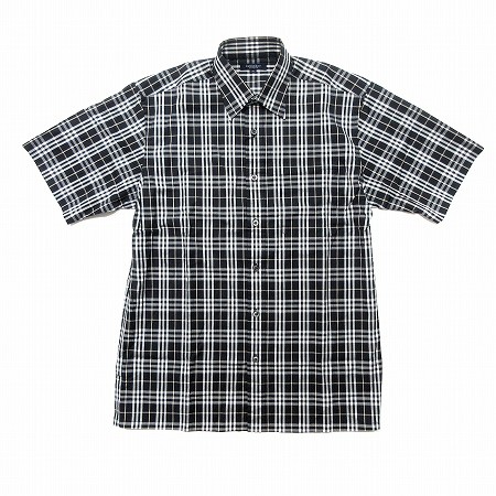 ついに再入荷 バーバリー ロンドン Burberry London シャツ 半袖 チェック コットン ポケット ブラック 黒 M トップス Ecr6 メンズ 全品送料無料 Arnabmobility Com