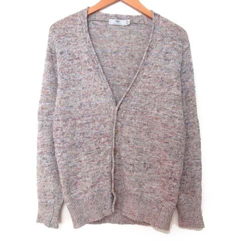 中古 Inis Meain イニシュマン ミックスニット カーディガン リネン