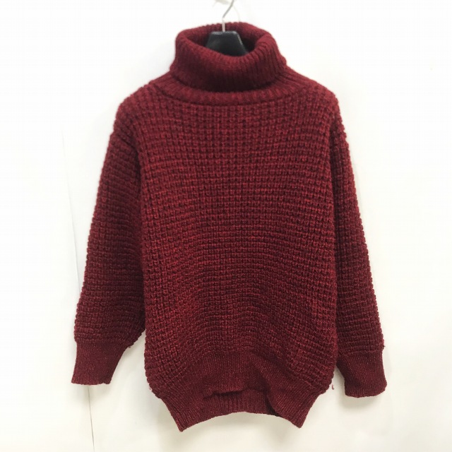 全国宅配無料 Deck Hand デックハンド タートルネック ウール セーター ニット 赤 レッド 36 0625 メンズ Web限定 Lovemesomegadgets Com