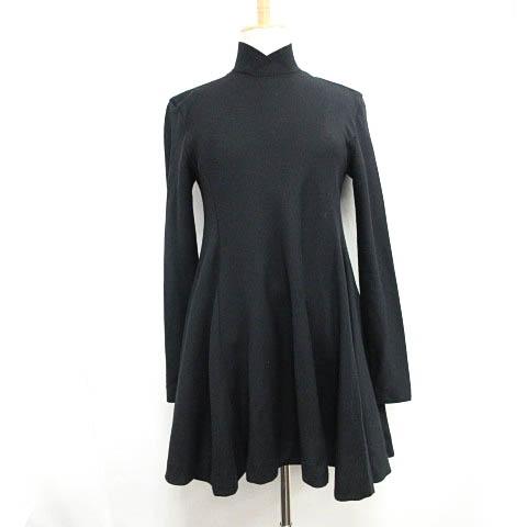 クライマックスセール再値下げ ミスディオール Miss Dior ハイネック ワンピース ニット ヴィンテージ 長袖 フレア ブラック 黒 M 0610 のオシャレな Diquinsa Com Mx
