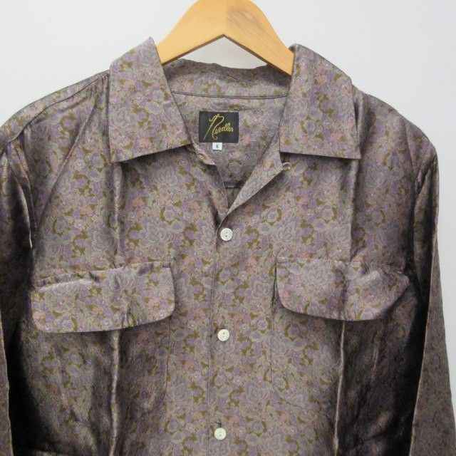 【中古】ニードルス Needles 19AW Classic Shirt-Cupura Jacquard クラシックシャツ 花柄ジャカード