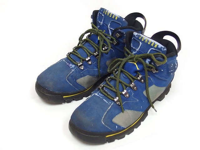 中古 ナイキ Nike ジョーダン6 Jordan 6 Ajb6 ブーツ ハイカット スニーカー 3037 401 Us10 5 28 5cm ブルー 青 Kの通販はau Wowma ワウマ ブランド古着のベクトル 商品ロットナンバー