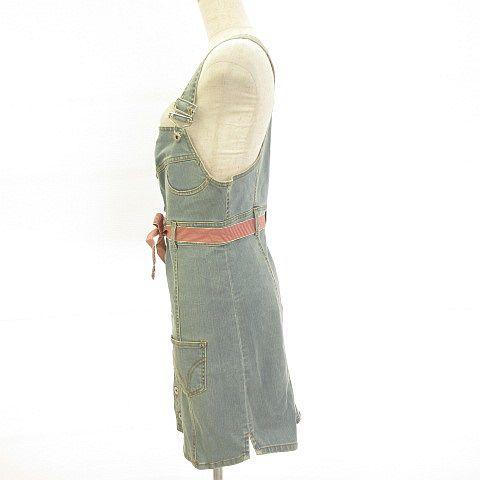 中古 ディー ジー ドルガバ ドルチェ ガッバーナ D G ワンピース サロペット デニム ミニ ストレッチ 水色 A399 レディースの通販はau Pay マーケット ブランド古着のベクトル 商品ロットナンバー