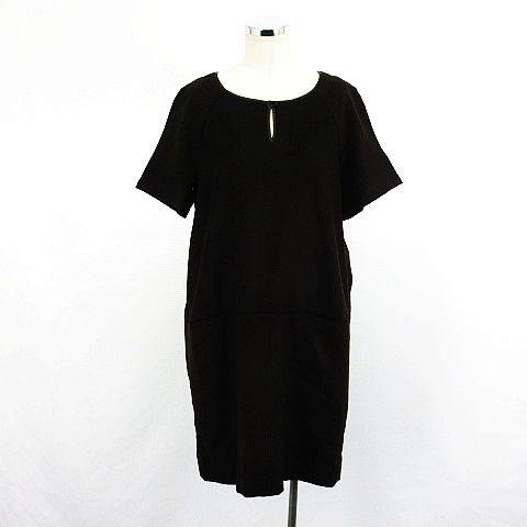 中古 無印良品 良品計画 ワンピース 半袖 ティアドロップ ひざ丈 ウール混 L ダークブラウン Ekm レディースの通販はau Pay マーケット ブランド古着のベクトル 商品ロットナンバー