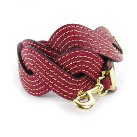 サイトや ロエベ バッグ 鞄 アクセサリー 小物の通販はau Pay マーケット ブランド古着のベクトル 商品ロットナ Loewe ショルダーストラップ ウェービー ステッチ レザー ワインレッド ゴールド金具 のベクトル