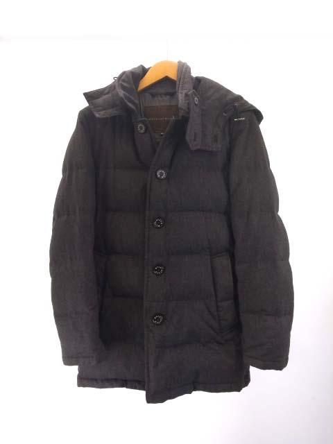 代引可 S 36 マッキントッシュ Mackintosh ロロピアーナ別注 美品 Auchavan ダウンジャケット ダウンコート ウール Auchavan 36 S グレー メンズ 大須賀町 F30a2653 Acquamarao Com Br