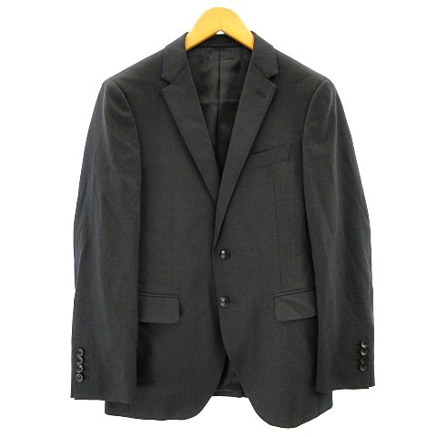 中古 MODA RITORNO 美品 テーラードジャケット 日本限定 ブレザー 黒 2B 数量は多 A4 メンズ ブラック 約S