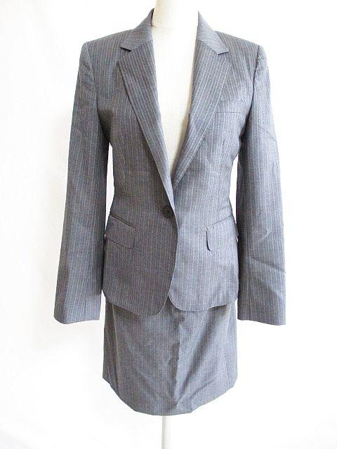 Sale 30 Off アンタイトル Untitled スーツ セットアップ ストライプ スカート グレー 2 1 レディース 偉大な Www Theitgroup It