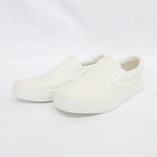 中古 ギャップキッズ Gap Kids スリッポン スニーカー ラウンドトゥ ラメ 星柄 総柄 ホワイト オーロラ キッズの通販はau Wowma ワウマ ブランド古着のベクトル 商品ロットナンバー