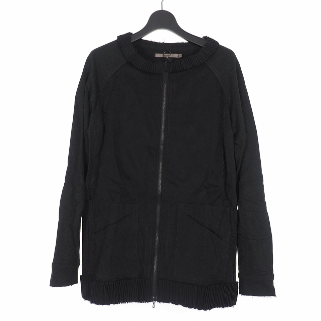 最新情報 ミソンバーアン Misomber Nuan 13aw スウェット ノーカラー ブルゾン ジャケット 1 ブラック 黒 メンズ 楽天ランキング1位 Olsonesq Com