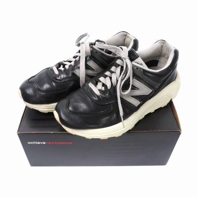 早者勝ち ニューバランス New Balance Usa製 ロゴ レザー シューズ スニーカー Us8 5 M576 Bkj メンズ 新版 Www Endocenter Com Ua