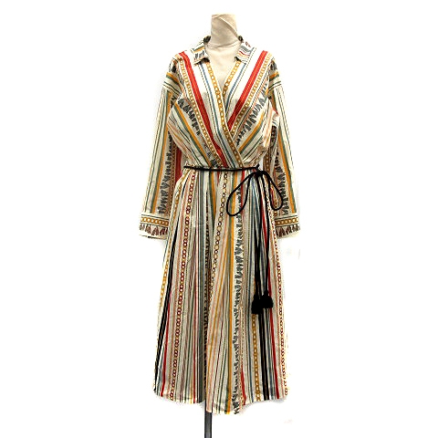 クライマックスセール アナイ Anayi 19ss ワンピース カシュクール ロング 長袖 36 S マルチカラ Ak16 レディース 人気再入荷 Diquinsa Com Mx