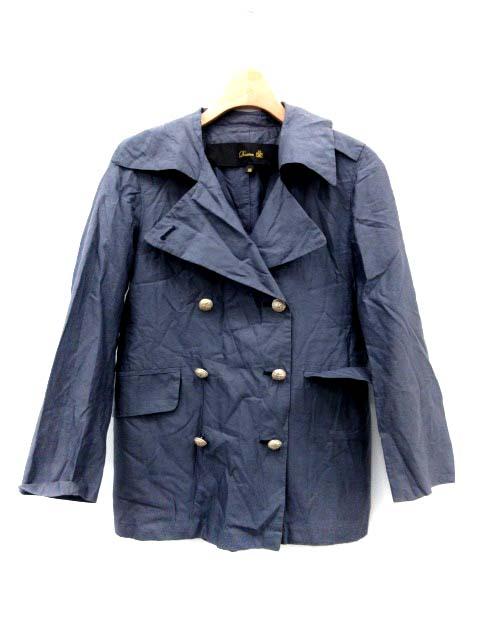 中古 ドゥロワー Drawer Pコート ピーコート ショート丈 シルク混 36 青 Dh7 Ca レディースの通販はau Pay マーケット ブランド古着のベクトル 商品ロットナンバー