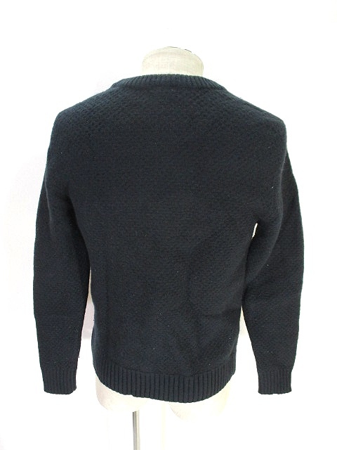 中古 ユニクロ Uniqlo ニット セーター 長袖 クルーネック 無地 M