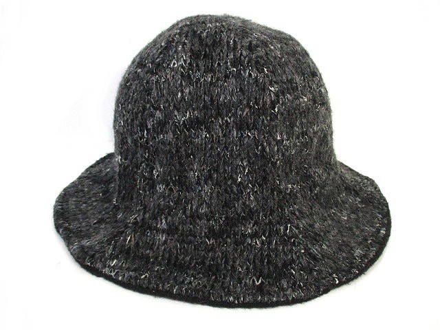 中古 美品 チューリップ ハット 帽子 ニット調 ミックスカラー グレー ブラック 黒 レディースの通販はau Pay マーケット ブランド古着のベクトル 商品ロットナンバー