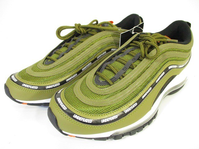 人気絶頂 ナイキ Nike Undefeated Air Max 97 Undftd Olive Dc40 300 スニーカー 靴 Us10 28cm グリーン 緑 Thethaoseagames Com