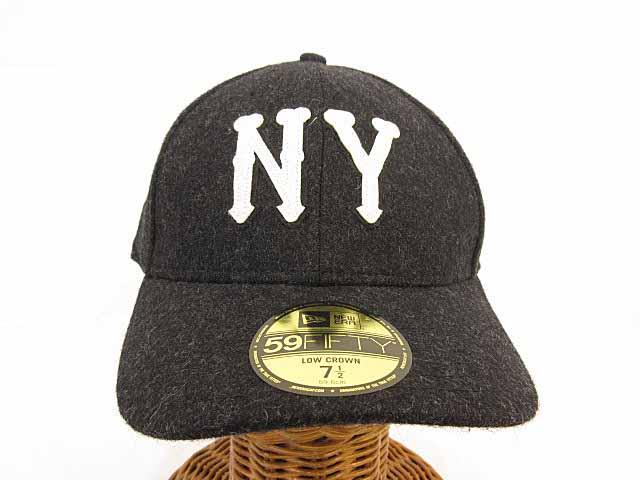 ニューエラ NEW ERA 帽子 キャップ Cooperstown Collection NY ニューヨーク ウール ダークグレー 7 1/2 0106 メンズ ベクトル【中古】 ニューエラ NEW ERA 帽子 キャップ Cooperstown Collection NY ニューヨーク ウール ダークグレー 7 1/2 0106 メンズ ベクトル【中古】