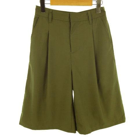 中古 ローリーズファーム Lowrys Farm ガウチョパンツ ワイドパンツ カーキ M レディースの通販はau Wowma ワウマ 会員 クーポン対象 ブランド古着のベクトル 商品ロットナンバー