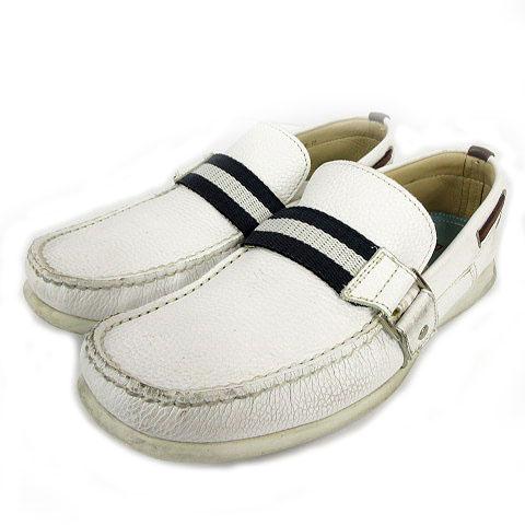 中古 リーガル Regal デッキシューズ ローファー レザー ホワイト 白 ネイビー 紺 25 メンズの通販はau Wowma ワウマ ブランド古着のベクトル 商品ロットナンバー