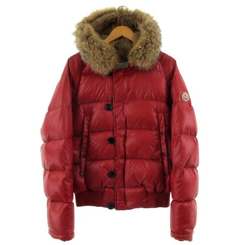 高質で安価 モンクレール Moncler ダウンジャケット リアルファー レッド 赤 2 メンズ Dishub Sumedangkab Go Id