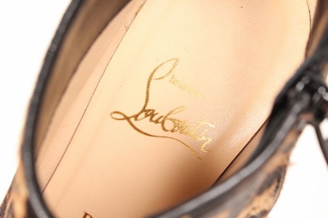 新作超激得 クリスチャンルブタン Christian louboutin ブーツ ブーティ ハラコ ヒョウ柄 レオパード 35 ベージュ /mm0517 の通販はau PAY マーケット - ブランド古着のベクトル|商品ロットナンバー:372966024 お得超特価