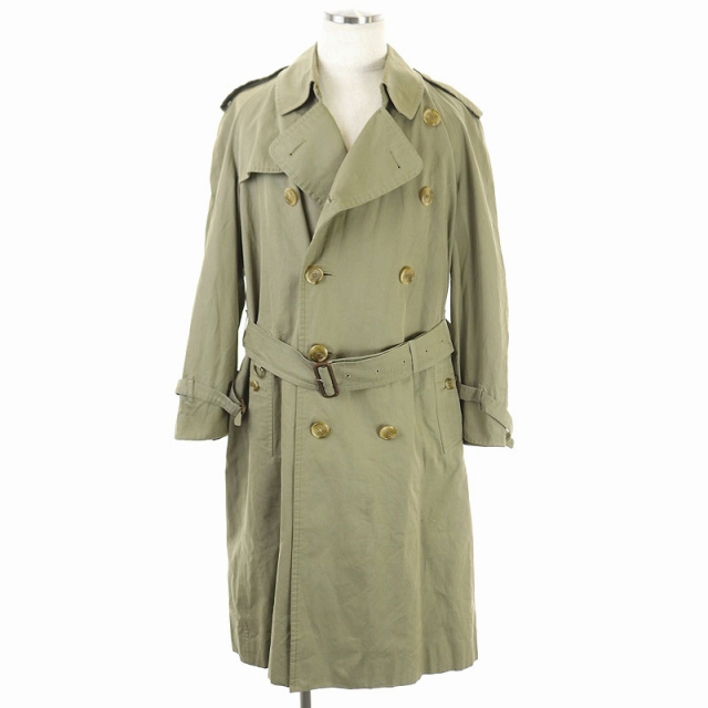 海外最新 バーバリーズ Burberrys トレンチコート アウター ヴィンテージ S 85a カーキ Kn メンズ 期間限定特価 Dineshjangid In