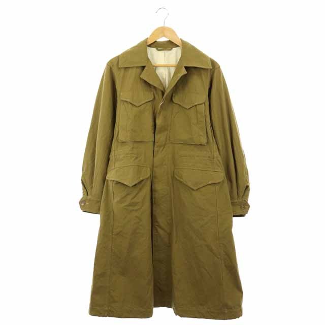 高い素材 フォーティーファイブアールピーエム 45r ステンカラーコート サードオックス アウター 2 カーキ メンズ 60 Off Www Bnooon Com