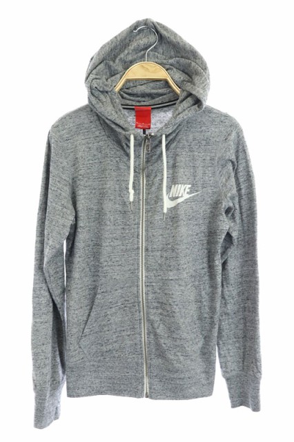 中古 ナイキ Nike パーカー ジップアップ ロゴ 長袖 M グレー Ys レディースの通販はau Pay マーケット ブランド古着のベクトル 商品ロットナンバー