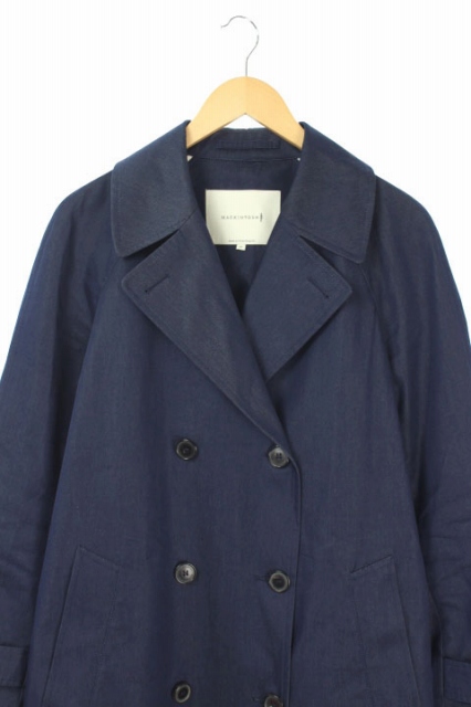 中古 マッキントッシュ Mackintosh コート デニム 40 青 Kn Os