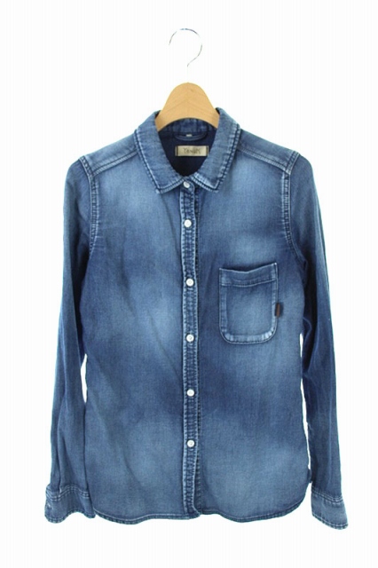 中古 ヤヌーク Yanuk シャツ ダンガリー ソフトデニム 長袖 Used加工 裏パイル Xs 青 ブルー Es Os レディースの通販はau Pay マーケット ブランド古着のベクトル 商品ロットナンバー