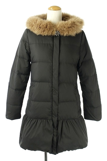 中古 アプワイザーリッシェ Apuweiser Riche ビジューボタンダウンコート ロング 1 黒 Hk Os レディースの通販はau Pay マーケット ブランド古着のベクトル 商品ロットナンバー