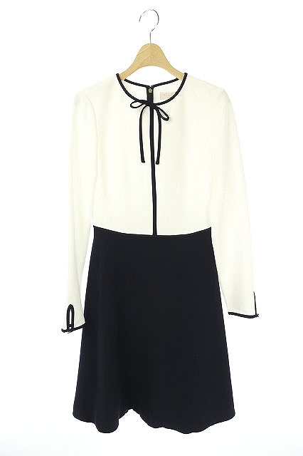 中古 テッドベーカー Ted Baker ワンピース フレア バイカラー ひざ丈 長袖 0 白 黒 Kn Os レディースの通販はau Pay マーケット ブランド古着のベクトル 商品ロットナンバー