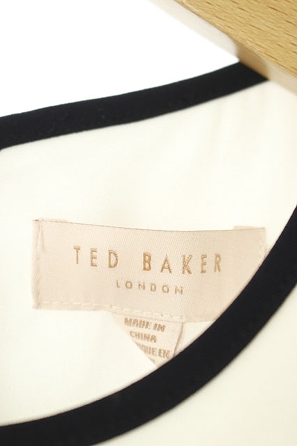 中古 テッドベーカー Ted Baker ワンピース フレア バイカラー ひざ丈 長袖 0 白 黒 Kn Os レディースの通販はau Pay マーケット ブランド古着のベクトル 商品ロットナンバー