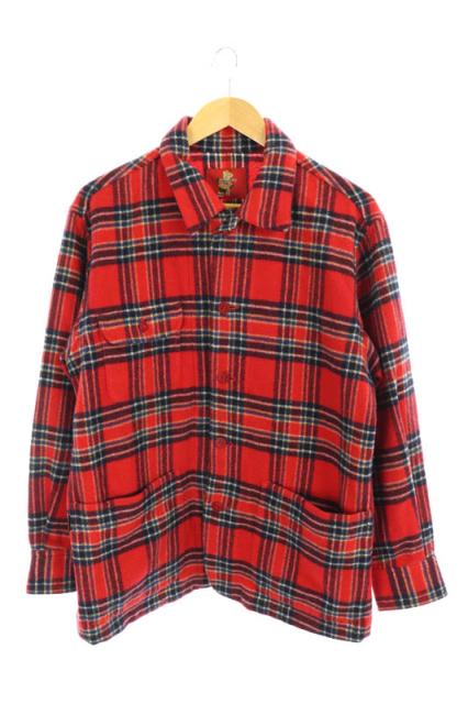 中古 ピンクハウス Pink House タータンチェックビッグシャツ ウール 長袖 M 赤 Ao Os メンズの通販はau Pay マーケット ブランド古着のベクトル 商品ロットナンバー