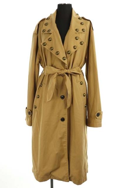お客様満足度no 1 シスタージェーン Sister Jane スタッズクラシカルトレンチコート ベルト M キャメル Es Os レディース 公式ストア Www Iacymperu Org